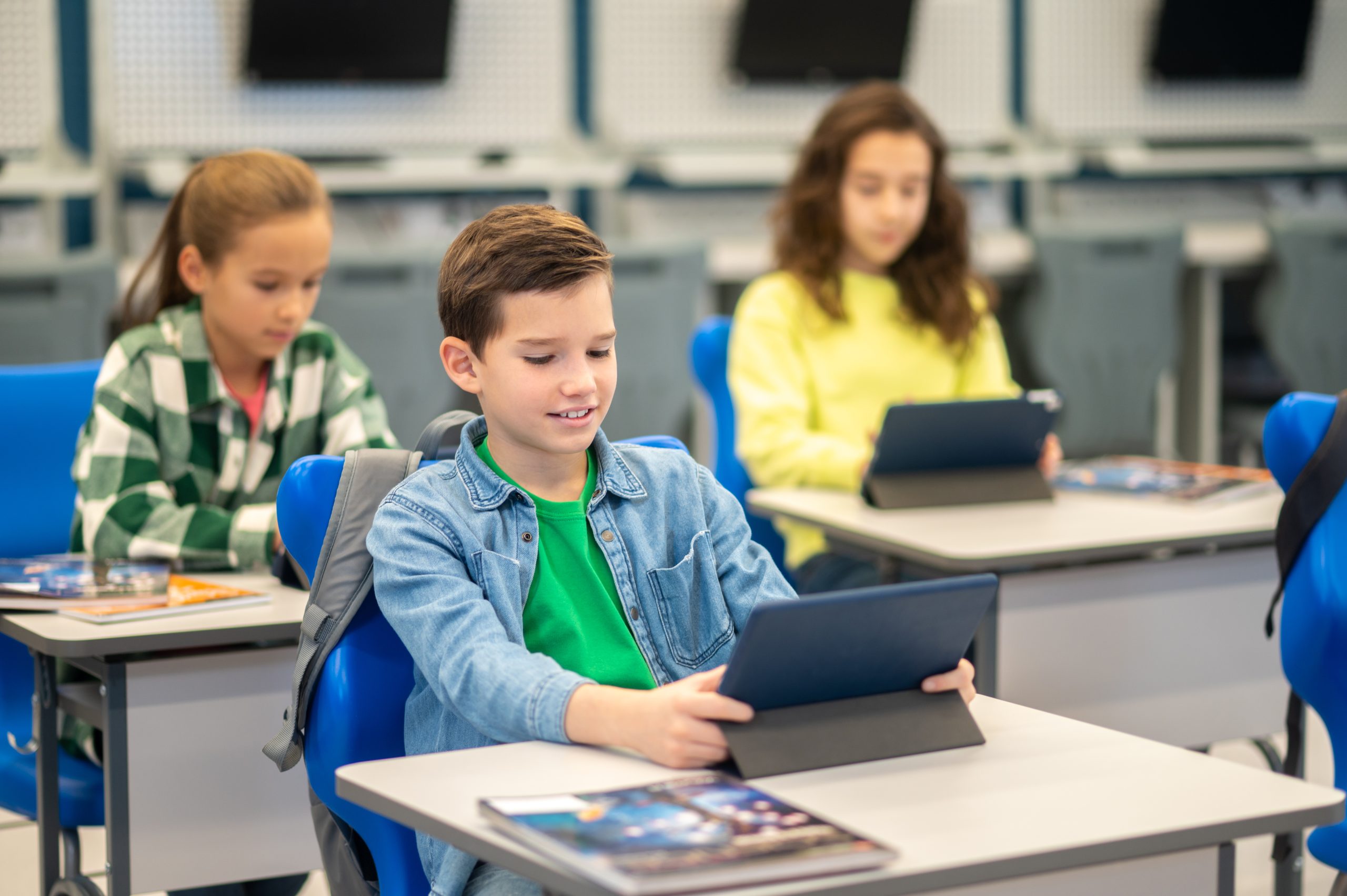 Schools offer iPad and Mac to foster creativity among students.